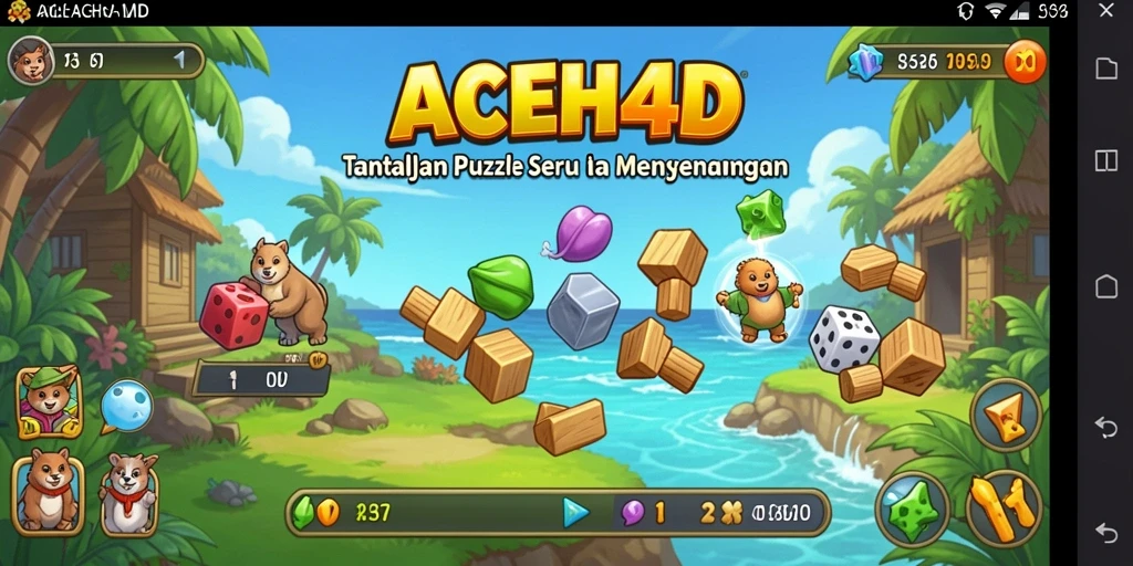 Screenshot yang menampilkan aksi dan tantangan dalam gameplay <strong>ACEH4D</strong>.