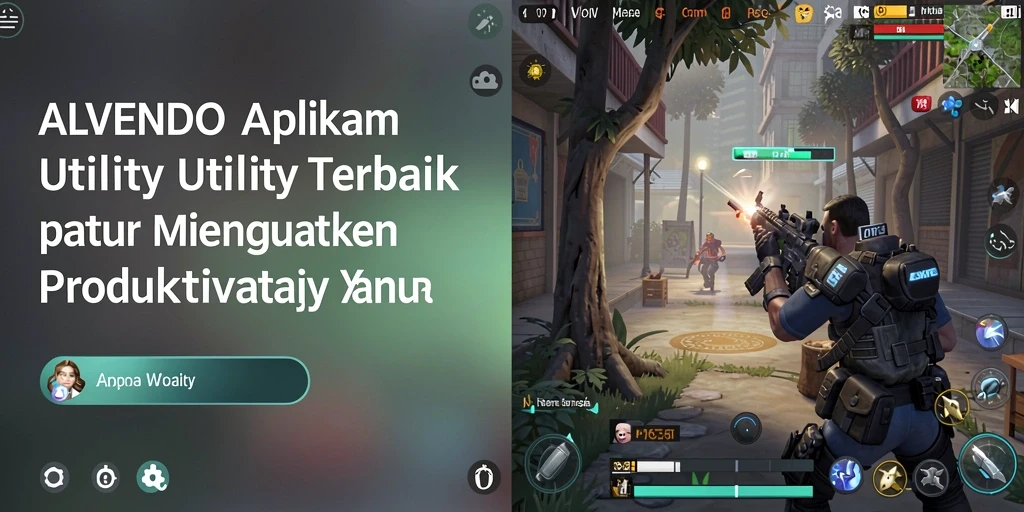 Tampilan antarmuka ALVENDO yang bersih dan modern.