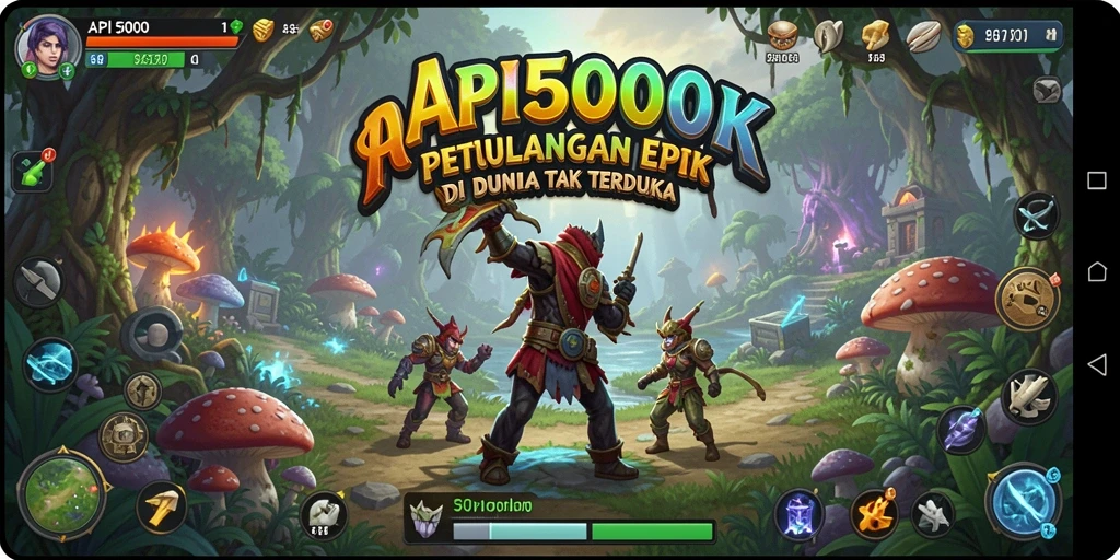 Screenshot API5000 menampilkan gameplay petualangan yang mendebarkan dan visual menakjubkan.