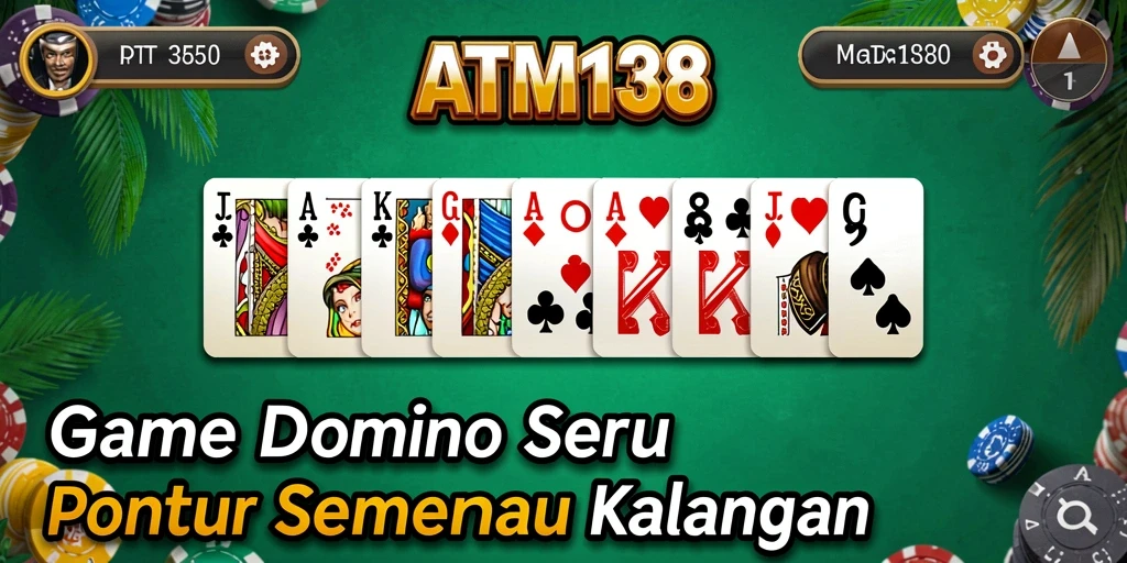 Gameplay Domino yang menarik dan menantang.
