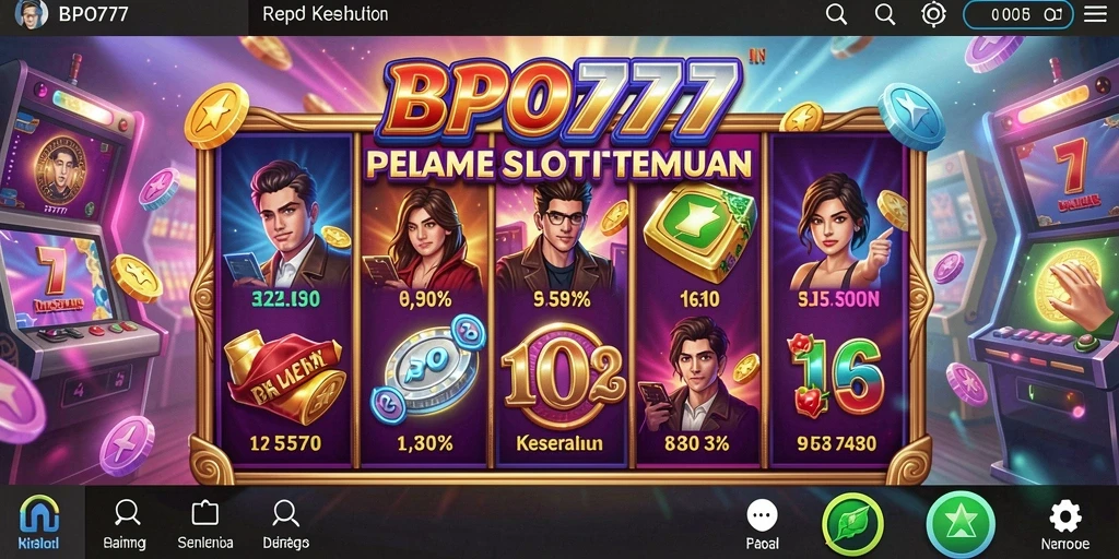 Tampilan menarik dari gameplay BPO777 yang penuh warna dan dinamis.