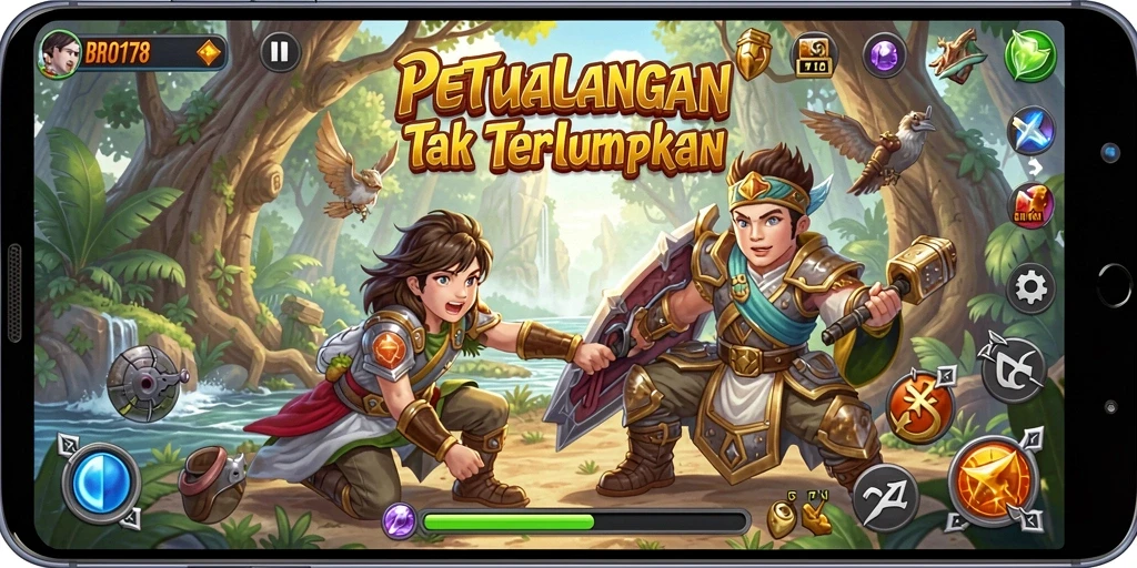 Gameplay petualangan yang seru dan menantang dalam BRO178.