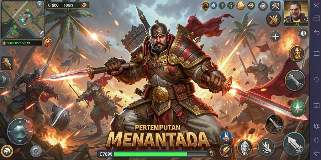 Tangkapan layar menunjukkan gameplay menarik dalam C7890.