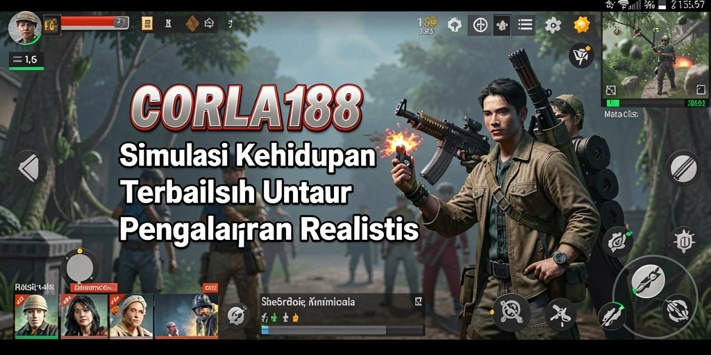 Tampilan gameplay menarik dari CORLA188 yang menghadirkan simulasi kehidupan.