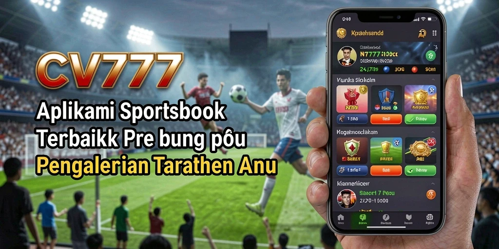 Tampilan antarmuka pengguna CV777 yang menarik saat melakukan taruhan Sportsbook.