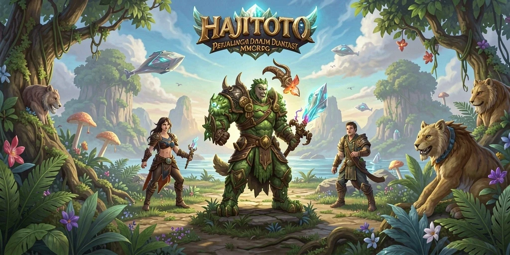 Gameplay seru HAJITOTO dengan petualangan di dunia fantasi.