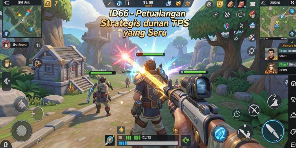 Tampilan gameplay ID66 yang epik dan menegangkan.