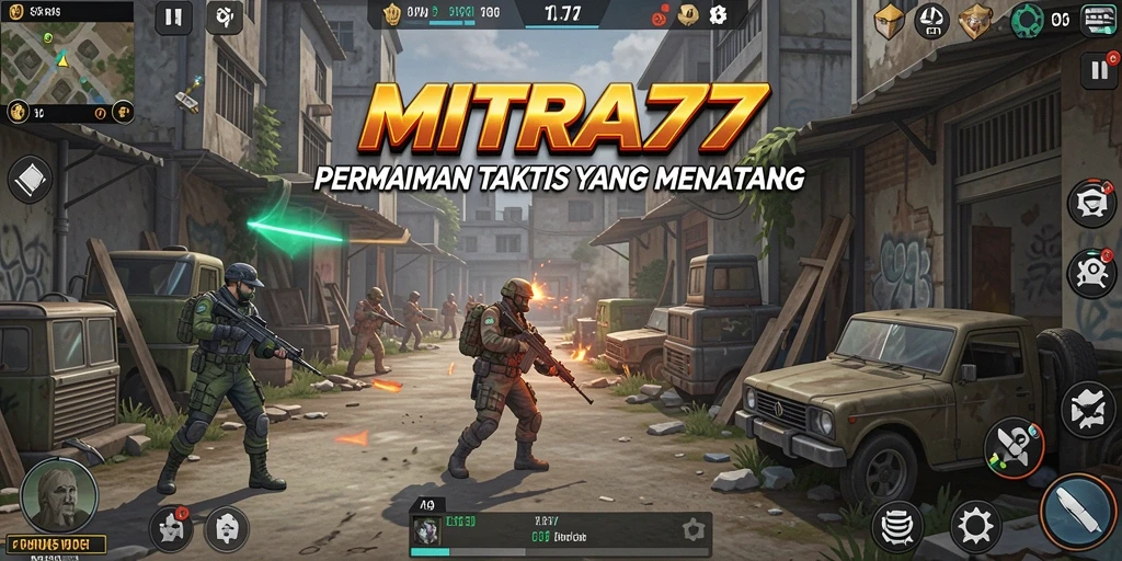 Tampilan gameplay menarik di MITRA77 dengan aksi TPS yang mendebarkan.