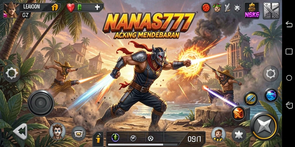 Tampilan gameplay mendebarkan dari NANAS777 yang penuh aksi.