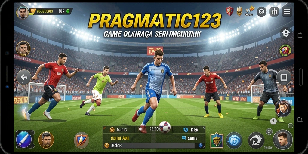 Tampilan gameplay dinamis dari PRAGMATIC123 yang menampilkan aksi olahraga yang seru.