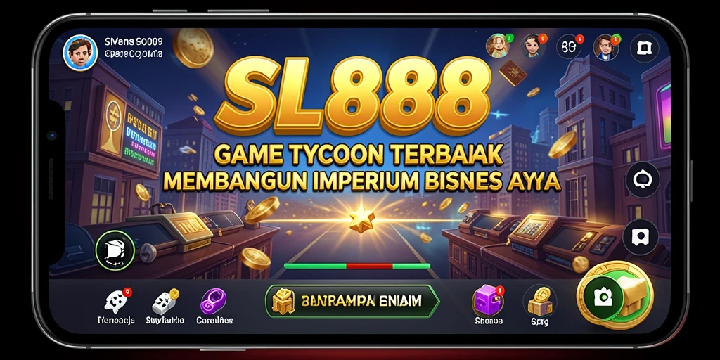 Tangkapan layar gameplay SL888 yang menampilkan pengelolaan bisnis yang menantang.