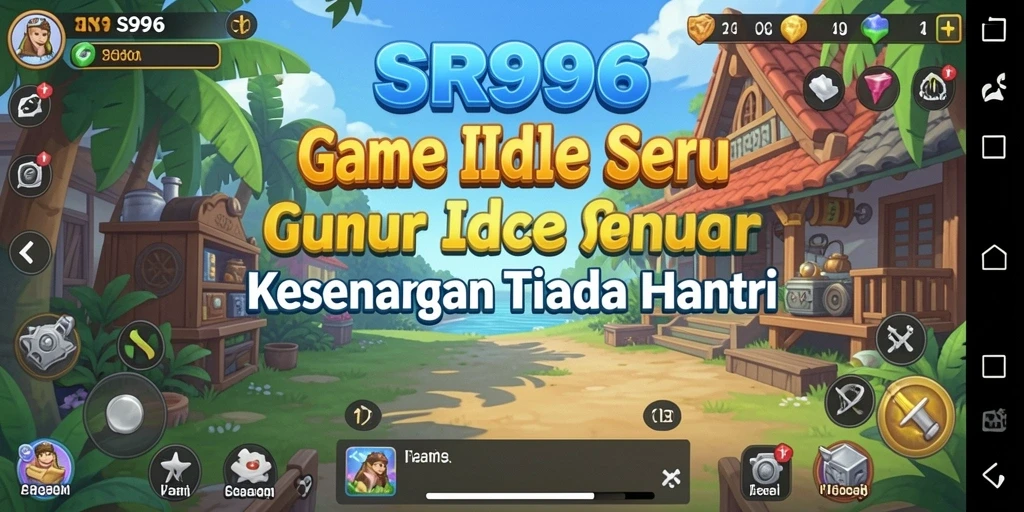 Screenshot gameplay SR996 menampilkan karakter dalam aksi Idle yang menarik.