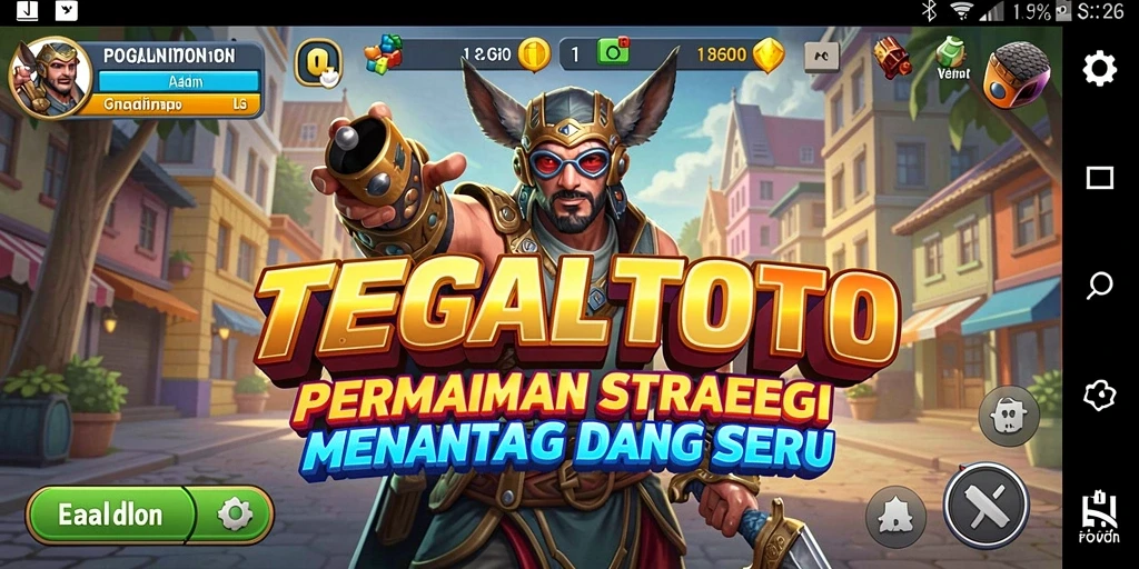 Gameplay menarik TEGALTOTO dengan elemen strategi yang mendalam.
