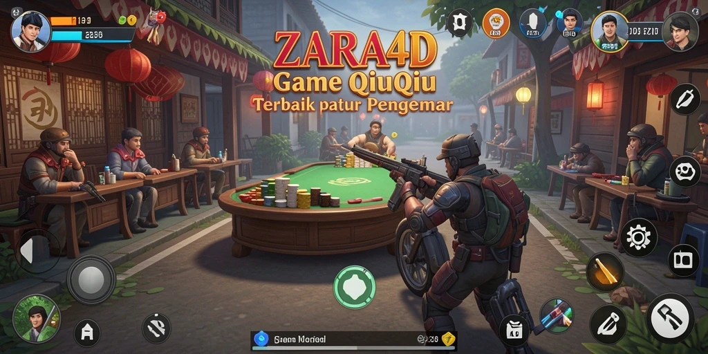 Gameplay seru QiuQiu dalam ZARA4D